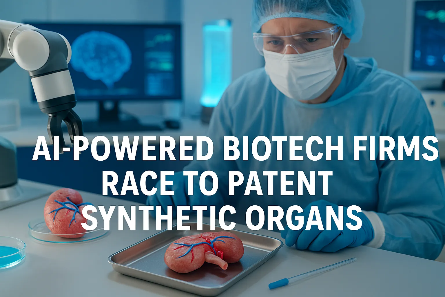 AI-Powered Biotech Firms Race to Patent Synthetic Organs