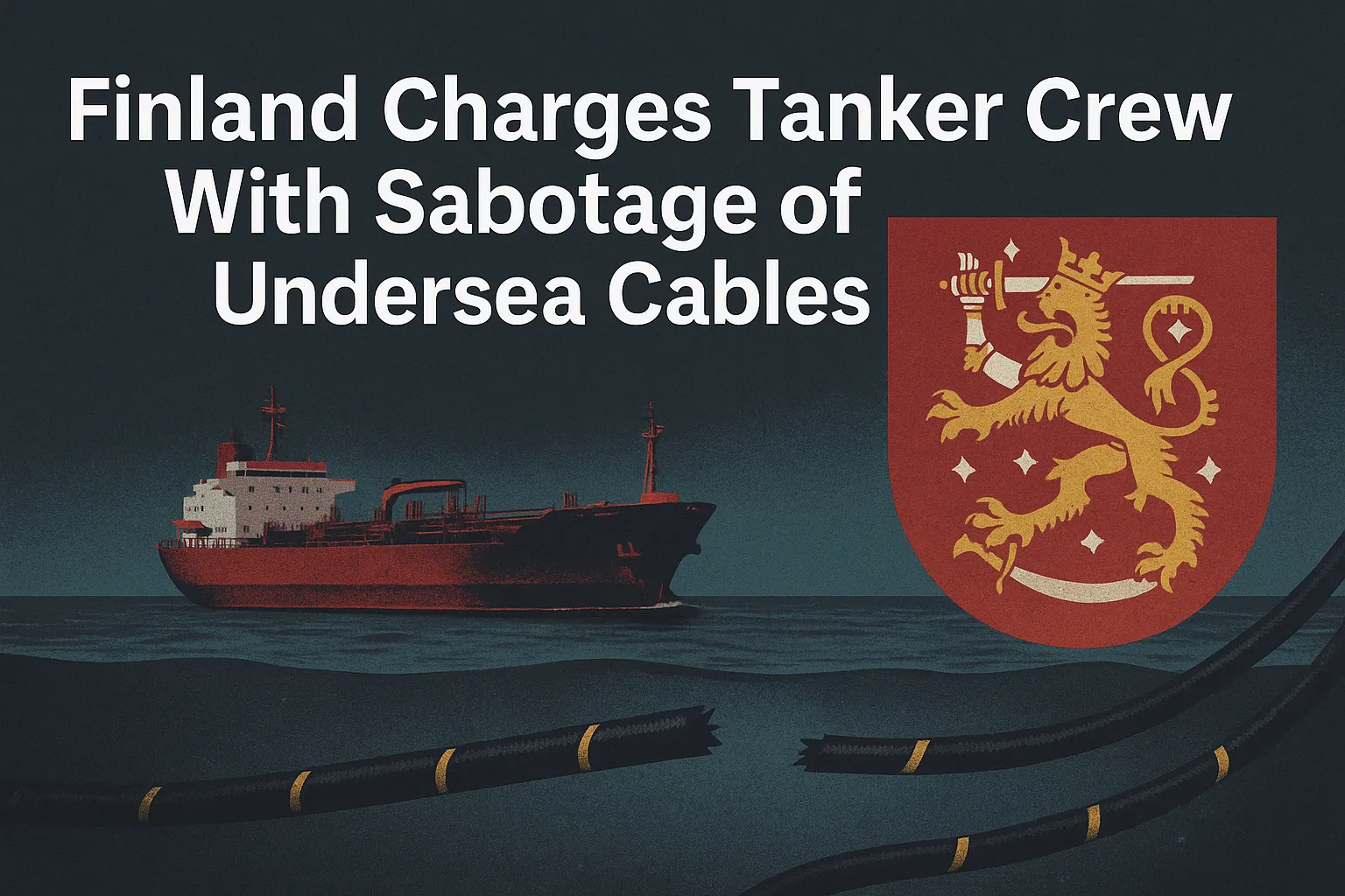  Finland charges tanker crew members with sabotage of undersea cables