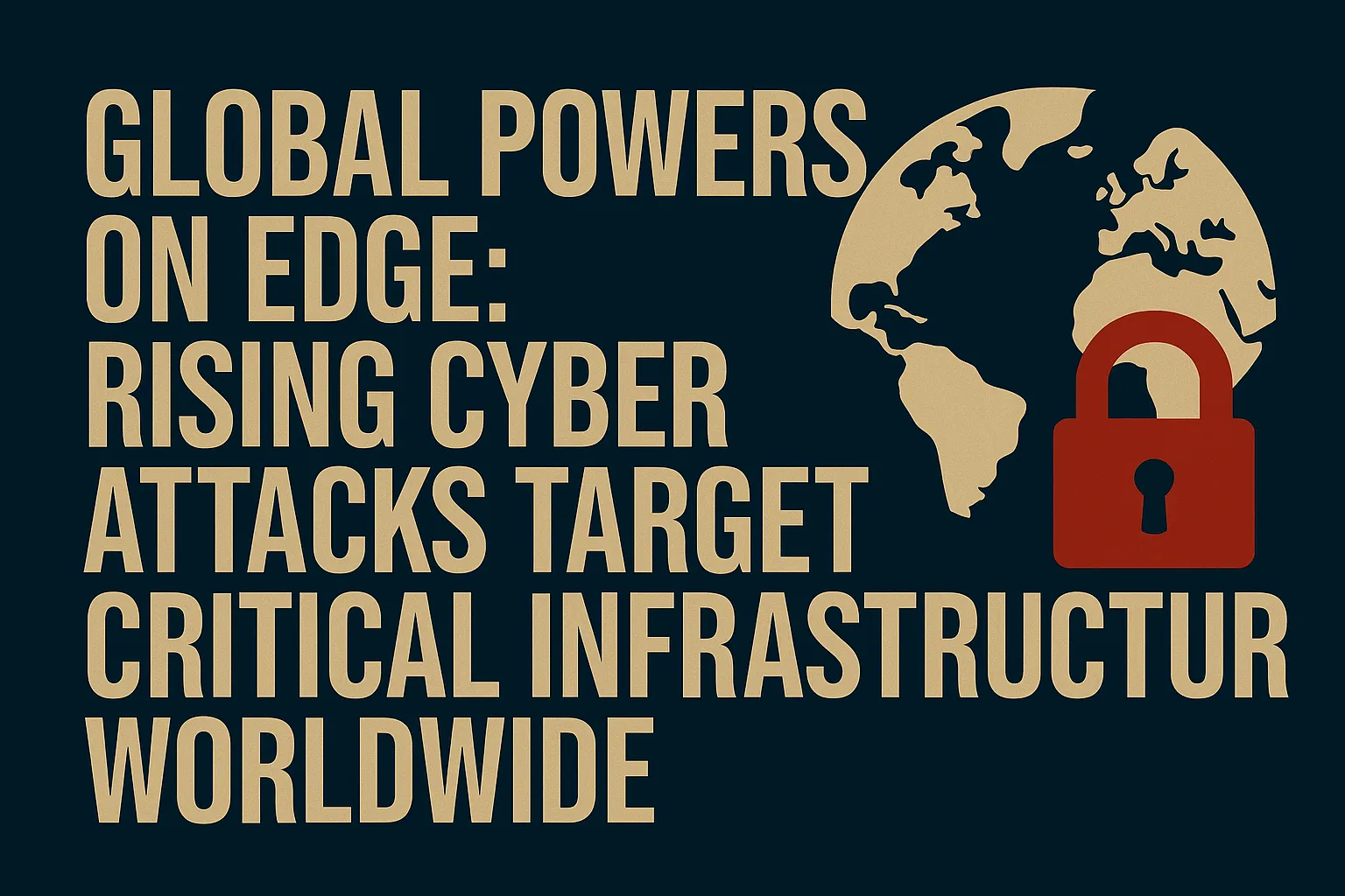 Global Powers on Edge: Rising Cyber Attacks Target Critical Infrastructure Worldwide