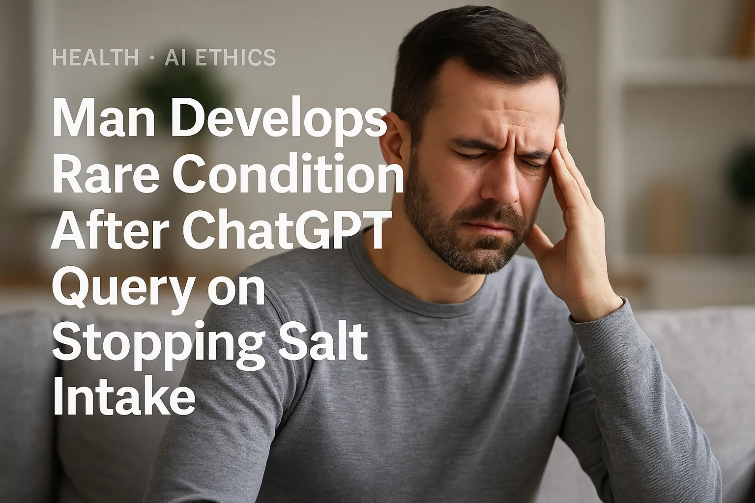 Man develops rare condition after ChatGPT query over stopping eating salt