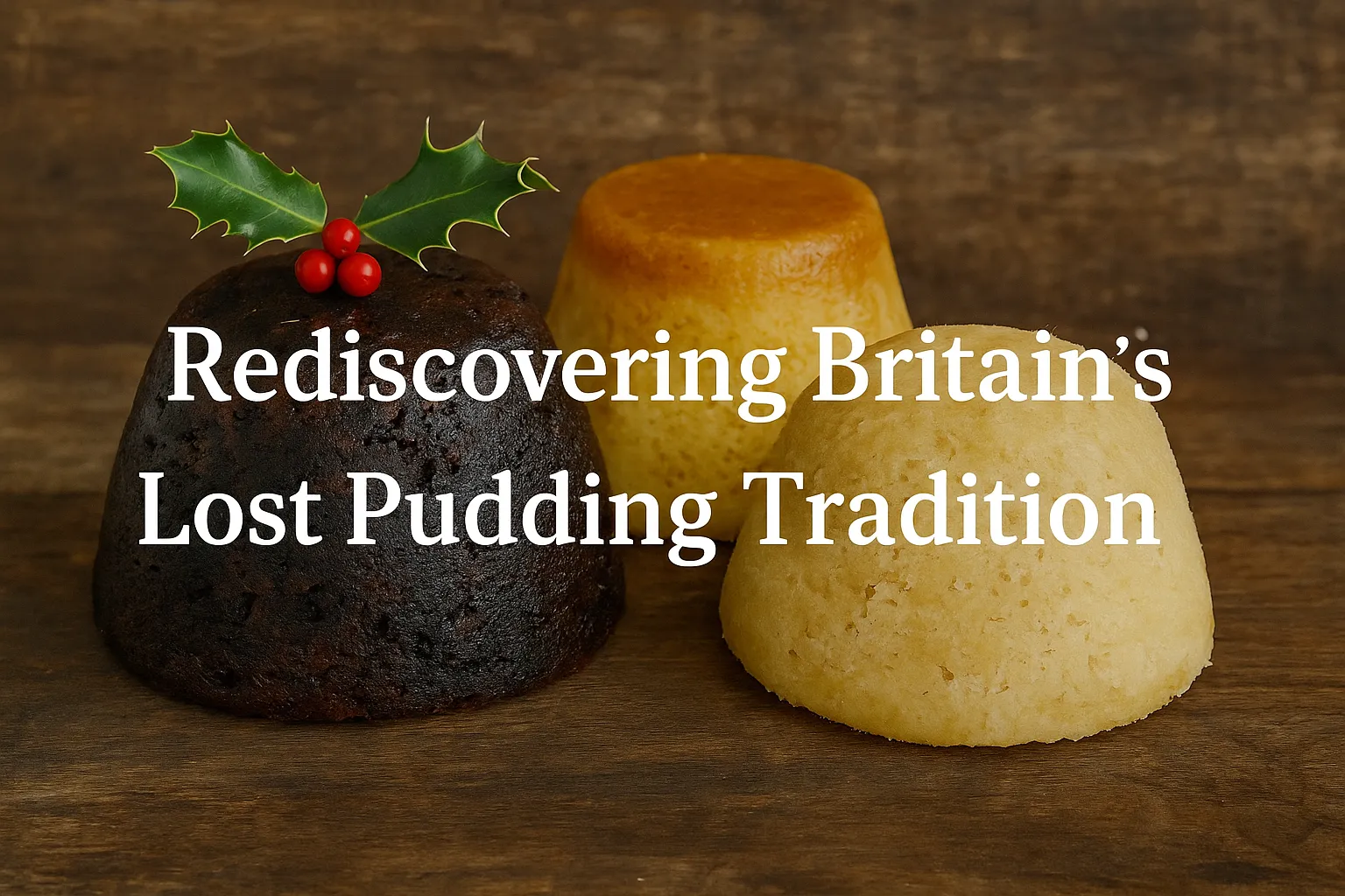 Rediscovering Britain’s Lost Pudding Tradition
