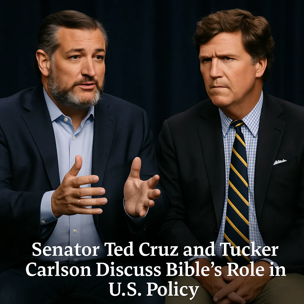 Senator Ted Cruz and Tucker Carlson Discuss Bible’s Role in U.S. Policy