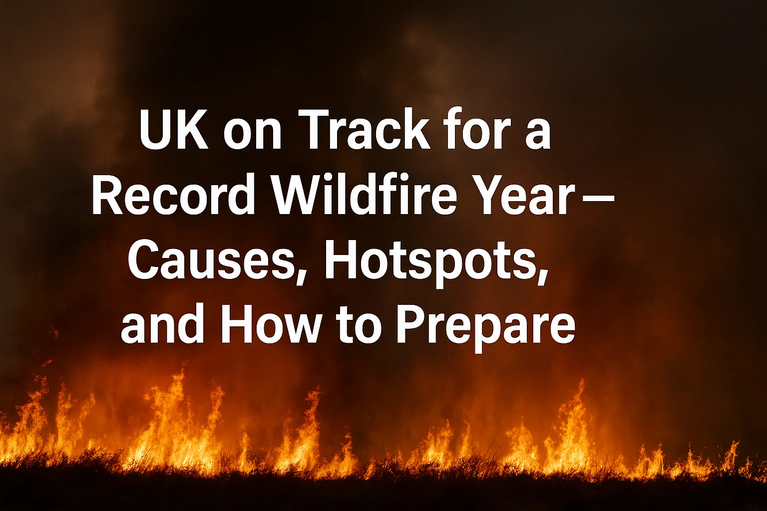 UK on Track for a Record Wildfire Year Causes, Hotspots, and How to Prepare