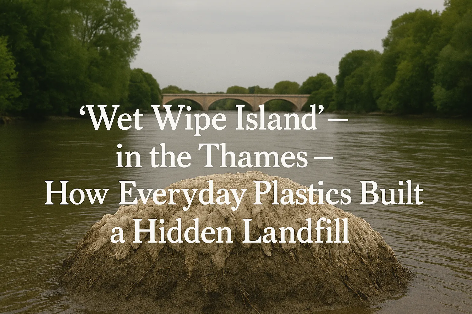 Wet Wipe Island in the Thames How Everyday Plastics Built a Hidden Landfill