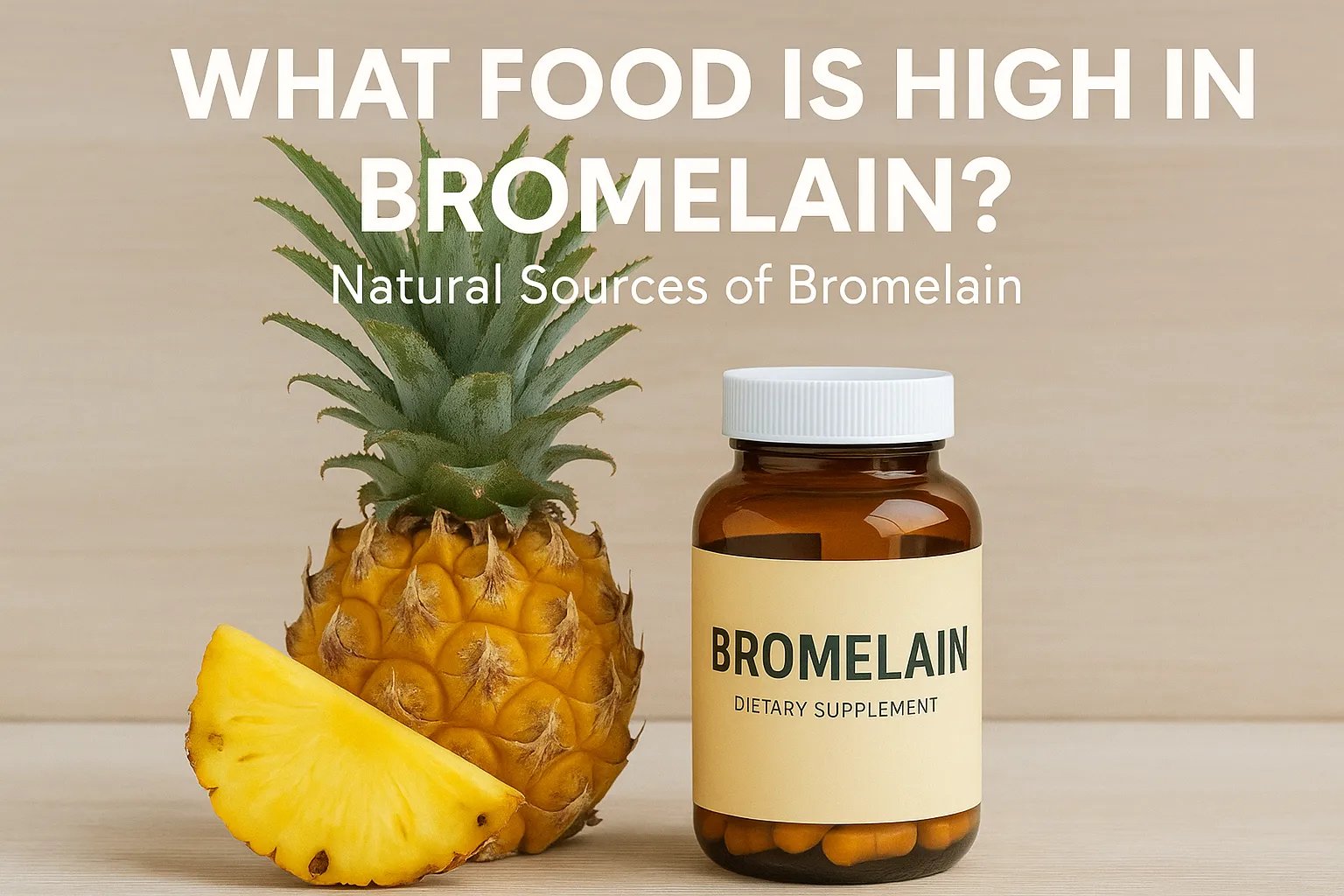 What food is high in bromelain?
