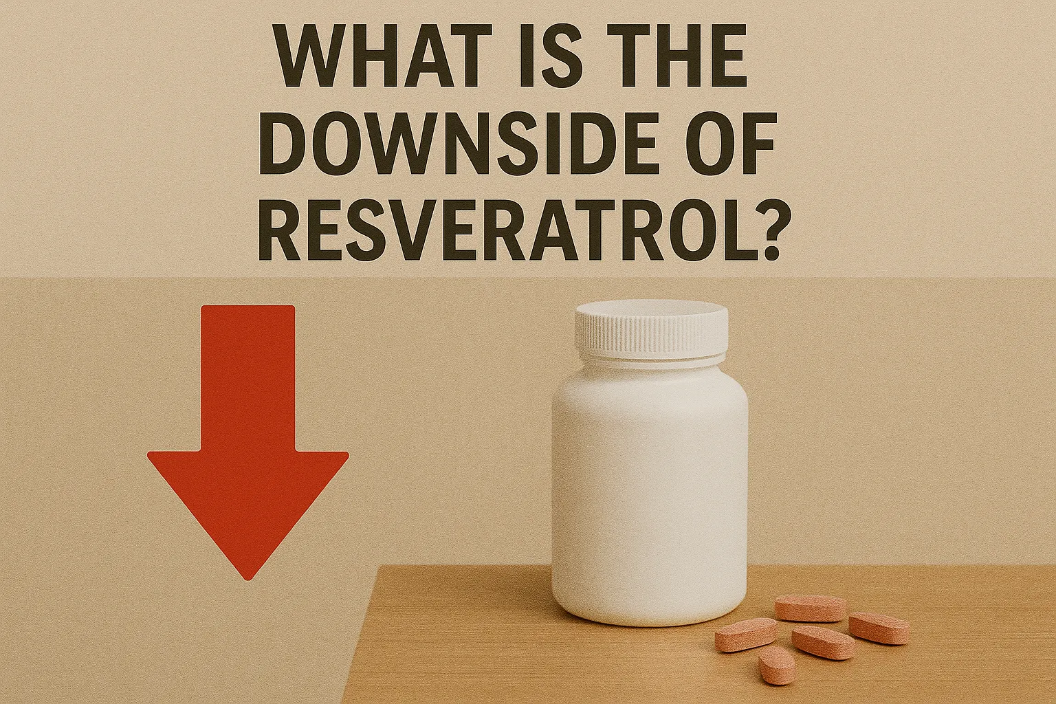 What is the downside of resveratrol?