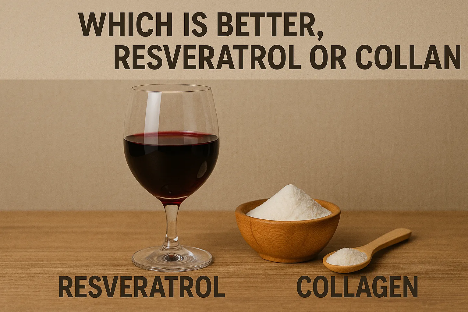 Which is better, resveratrol or collagen?