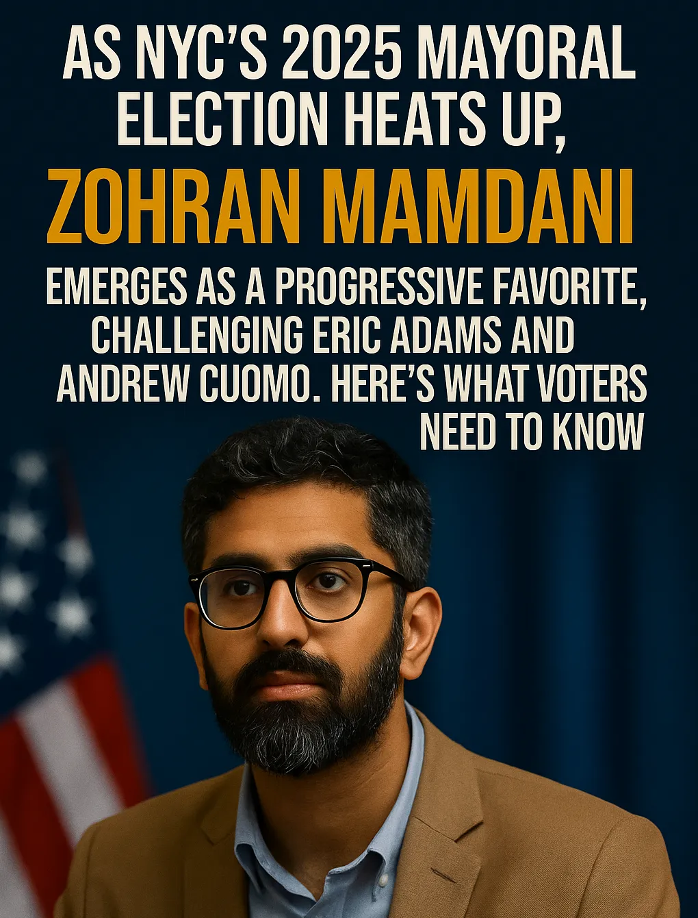 Zohran Mamdani Gains Momentum in NYC Mayoral Race Against Eric Adams and Cuomo